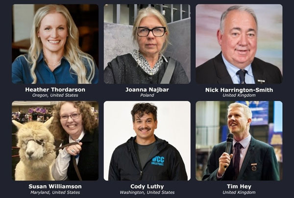 headshots of judges receiving recognition