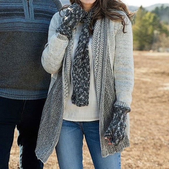 Baby alpaca sweater from Enchanted Farms Boutique, sustainably made from premium alpaca fiber.