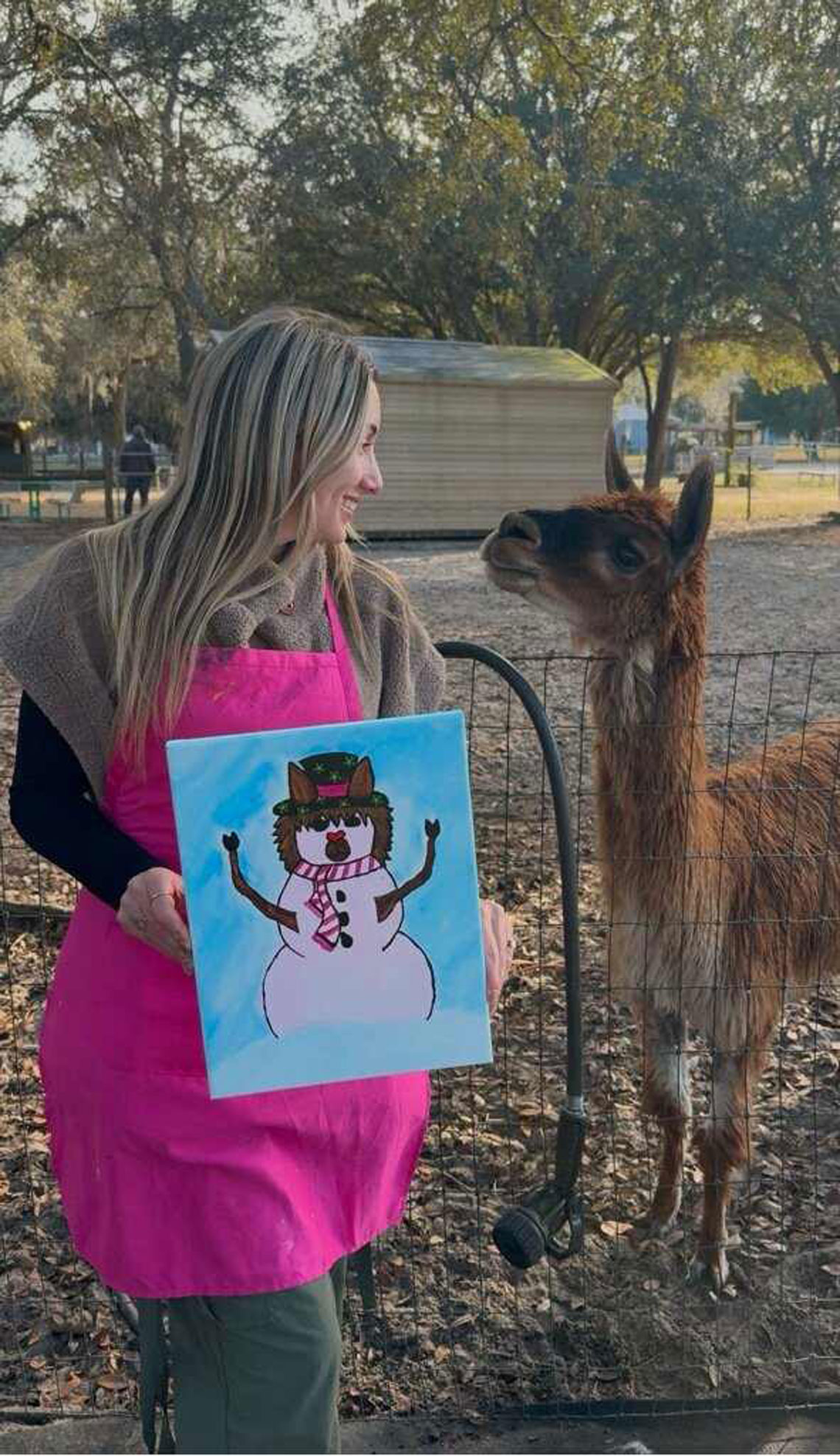 Painting with Alpacas Experience